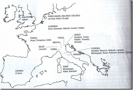 Caminho das Artes que partem de Florença