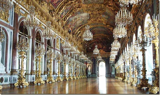 Galeria dos Espelhos, Palácio de Versalhes, França