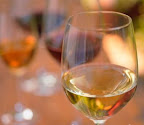 Wine glasses - white and red