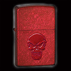 Zippo Doom Stamped Candy Apple Red
