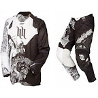 Motocross Jersey & Pant One Industries Defcon Carey Hart Vegas Black White