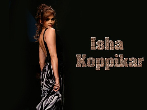 Isha Koppikar Black Dress Photoshoot