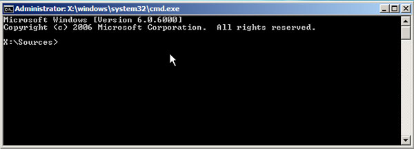 Switch to your DVD drive on Command Prompt