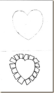 Heart template Heart template