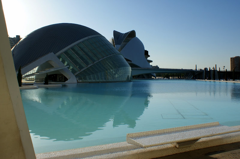 L' hemisferic e o palacio das artes, Valência, cidade das artes e das ciências