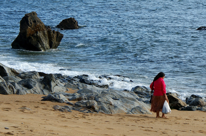 Vermelho e o mar da foz