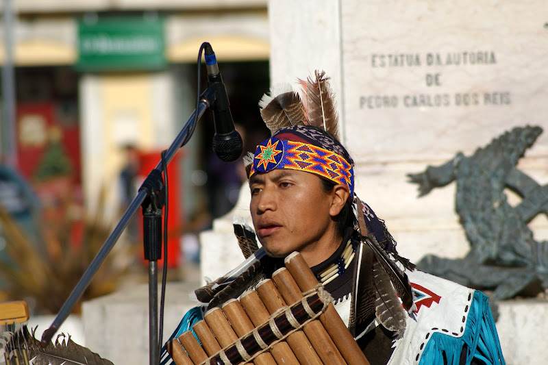 Indios na praça