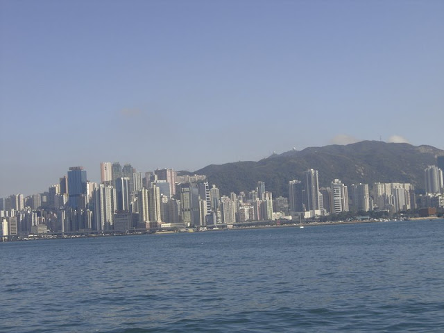Widok na wyspę Hong Kong