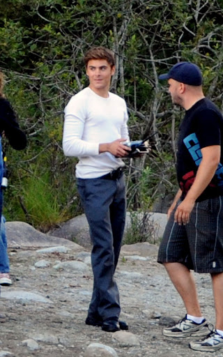 Zac Efron and Charlie Tahan filming in Vancouver, BC. Efrom was seen filming scenes for 'The Death and Life of Charlie St Cloud' with co star Charlie Tahan. The scene involved Zac pretending to fly a miniature plane. Zac was seen snacking inbetween takes on the lake in Vancovuer BC <P> Pictured: Zac Efron <B>Ref: SPL121518 260809 </B><BR/> Picture by: Splash News<BR/> </P><P> <B>Splash News and Pictures</B><BR/> Los Angeles: 310-821-2666<BR/> New York: 212-619-2666<BR/> London: 870-934-2666<BR/> photodesk@splashnews.com<BR/> </P>