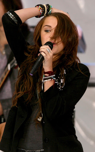 Miley Cyrus performing live on the 'Today Show's Summer Concert Series' at Rockefeller Plaza New York City, USA - 28.08.09 Mandatory Credit: PNP/WENN.com