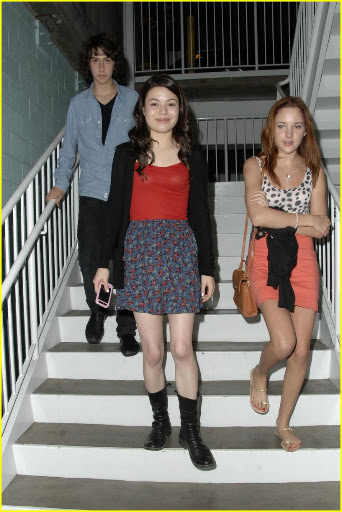 33850, STUDIO CITY, CALIFORNIA - Saturday September 5 2009. **EXCLUSIVE** Miranda Cosgrove enjoys an evening out with friends in Studio City. The "i-Carly" star, who was dressed on-trend in a floral mini skirt and worker boots, had been to see the movie "All About Steve". Photograph: Adrian Varnedoe, PacificCoastNews***FEE MUST BE AGREED PRIOR TO USAGE*** UK OFFICE: 131 557 7760/7761/7762 US OFFICE: 1 310 261 9676
