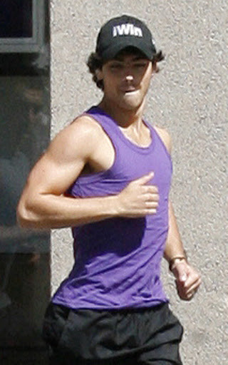 Joe Jonas of the Jonas Brothers goes for a run in Toronto, where he is staying while working on Camp Rock 2. <P> Pictured: Joe Jonas <B>Ref: SPL125061  100909  </B><BR/> Picture by: John K / Todd G / Splash News<BR/> </P><P> <B>Splash News and Pictures</B><BR/> Los Angeles:	310-821-2666<BR/> New York:	212-619-2666<BR/> London:	870-934-2666<BR/> photodesk@splashnews.com<BR/> </P>