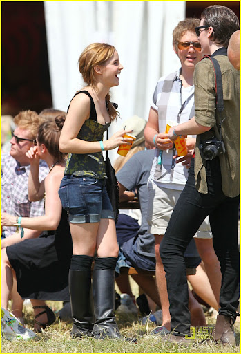 Emma Watson
The 2010 Glastonbury Music Festival held at Worthy Farm in Pilton - Backstage - Day 2
Somerset, England- 25.06.10
Mandatory Credit: WENN.com