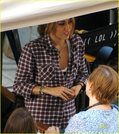 MAVRIXONLINE.COM - DAILY MAIL ONLINE OUT - EXCLUSIVE!! Following news of Miley Cyrus' split with boyfriend of one year, Liam Hemsworth, the actress was spotted getting a hug on the set of her new movie. Miley showed various facial expressions including a few smiles but at one point seemed to be far away in her thoughts. Hemsworth reportedly confirmed to the break-up to People magazine. Detroit, MI. 8/26/10.  
Fees must be agreed prior to publication.
Byline, credit, TV usage, web usage or linkback must read MAVRIXONLINE.COM.
Failure to byline correctly will incur double the agreed fee.
Tel: 305 542 9275 or 954 698 6777.