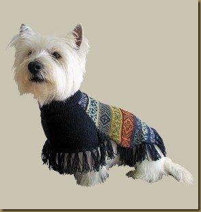 Alpakkagenser for hund: Inca Poncho