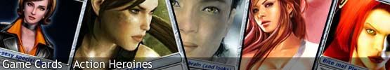 Video Game Cards - Action Heroines