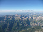 looking north towards Ridgway over the San Sofia range & 14er Mt Sneffels