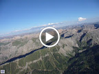birthday flight 360 showing launch, Gold Hill, Bear Creek, town, Mountain Village, Ophir Needles, Baldy & Palmyra
