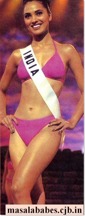 Lara Dutta in a Sexy Bikini at a Beauty Pageant...