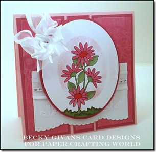 becky g daisies card-500 becky g daisies card-500