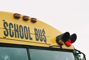 educations school day care school bus close up view of top of yellow school bus.jpg