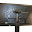 Die Rückansicht des IQ-Automation Flatman Panel PC auf Metallständer