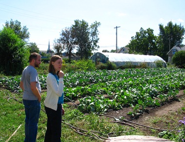 Tyler and Faith surveying the harvest field in Detroit Tyler and Faith surveying the harvest field in Detroit