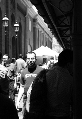 Tyler and Peter at Eastern Market Tyler and Peter at Eastern Market