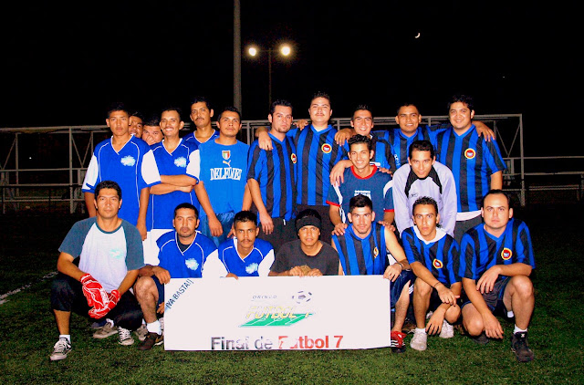 Delfines vs. Avalon, final Empresarial, ORINCO FUTBOL 7 Guaymas Sonora.