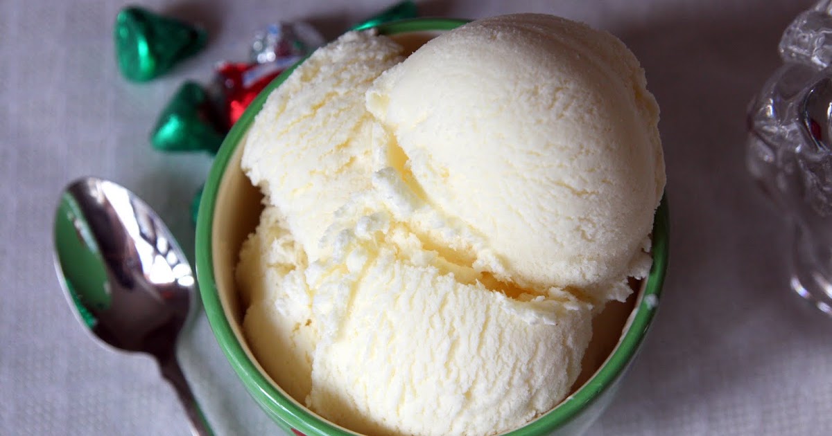 Lauren's Kitchen Eggnog Ice Cream