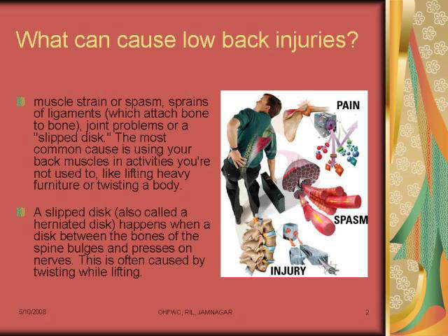 Useful Tips to cure Back Pain