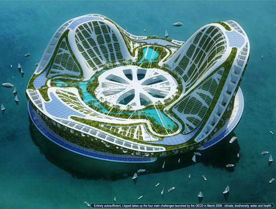 Image Dimension: 550x416 DUBAI Lilypad Floating City