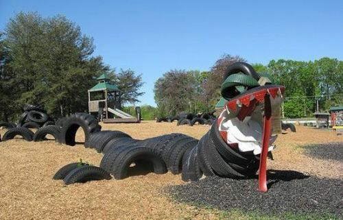 Old Tires Art - Eco Friendly Tire Sculptures