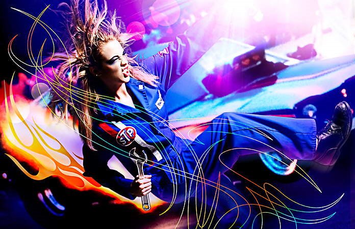 A Splash of Color - Swirled/Grunge/Trendy Color Art