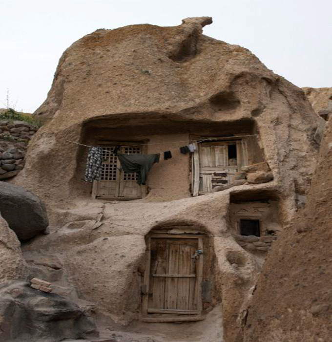 Unique Cave Houses in Iran - Carved from a Mountain