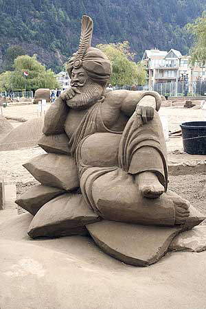 This year's sand castles competition - stunning ...the best