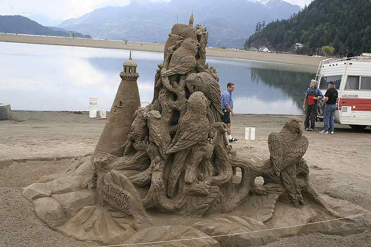 This year's sand castles competition - stunning ...the best