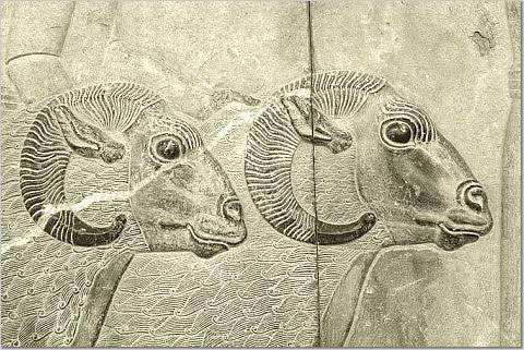 Ancient Stone Art: Persian Architectural Designs