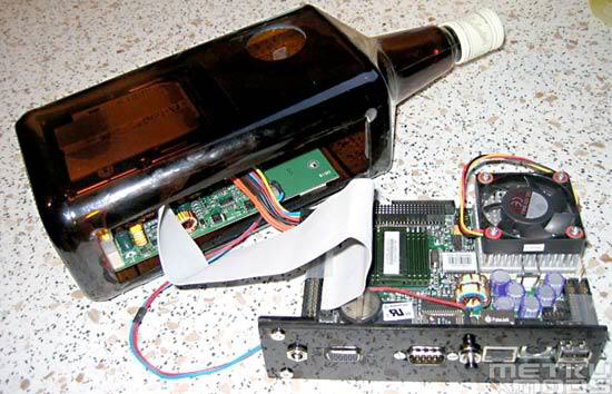 Assembling PC in a bottle of Whisky