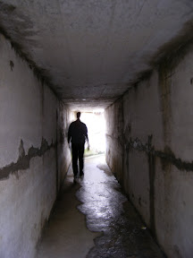 The air raid shelter at Lyness museum, Hoy. We aim to visit it at least once in a normal Scapa Flow week.