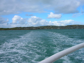 Leaving Stromness for a days diving