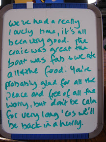 Awwwwww they liked their week onboard!