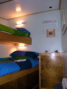 One of the forward cabins