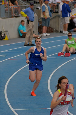 Kassidy Swayne helps set a Twin Cedars record (photo submitted by Gary Swayne).