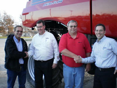 (L to R) Steve Boat - President of Pella Implement, David Meyer - CEO of Titan Machinery, Steve Van Wyk - Manager of Pella Implement, and Peter Christianson - President of Titan Machinery