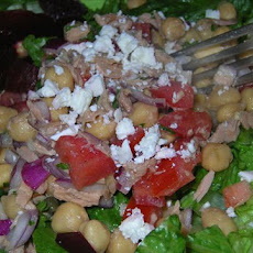 Tuna Garbanzo Bean Salad
