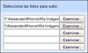 select files, seleccionar archivos