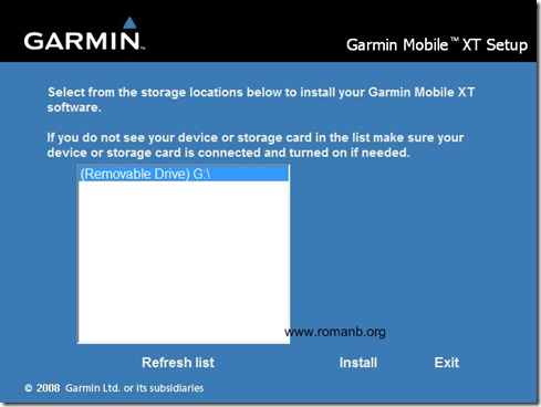 instalando garmin