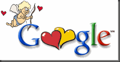 Google's Valentines Day Logo 2000