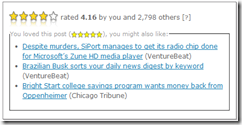 outbrain star widget